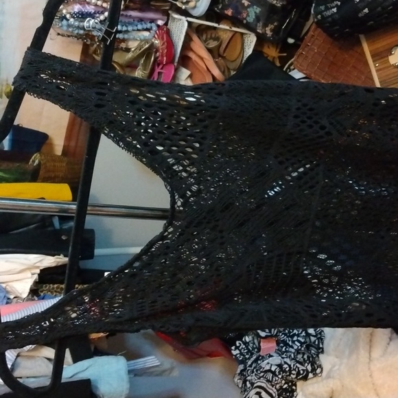 Papillon women's black embroidery top sz Medium - Picture 11 of 17